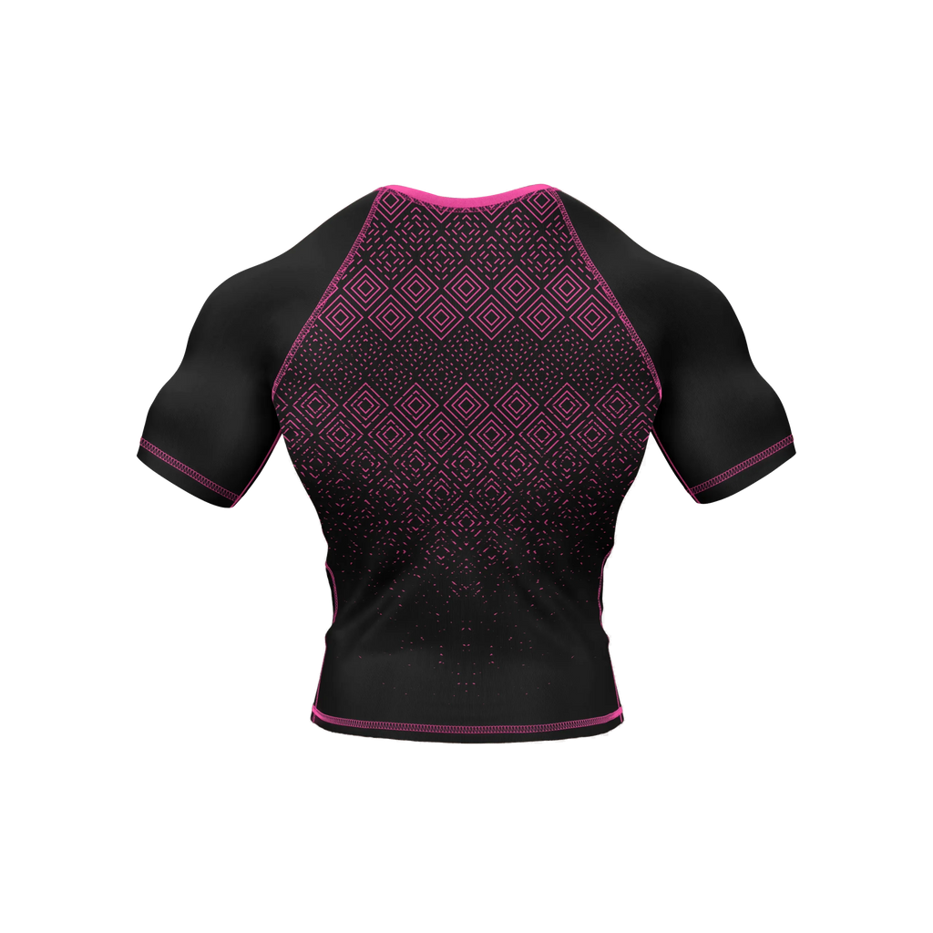 Neon Cascade - Premium BJJ Rash Guard / Compression Top for Men/Women