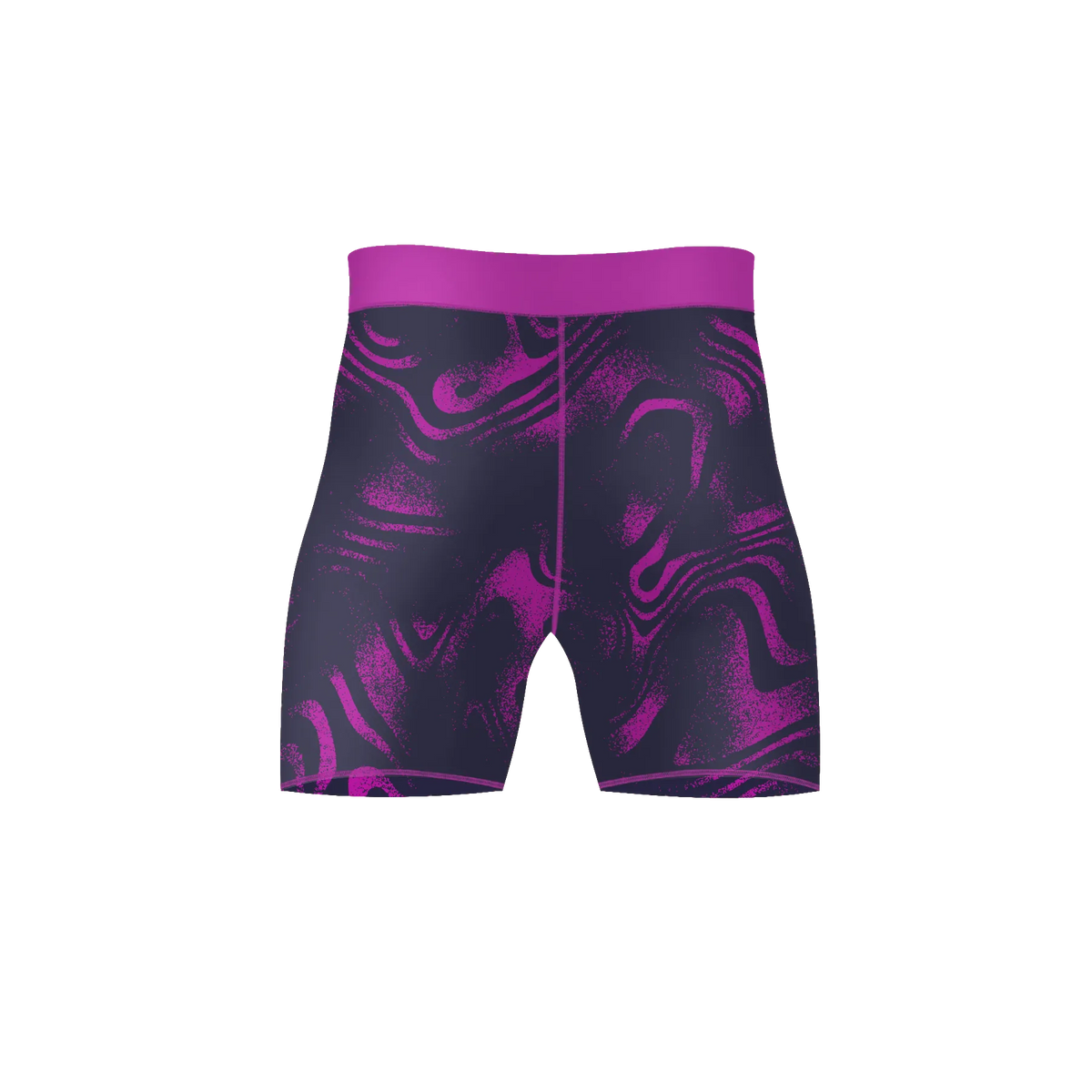 Neon Swirl Compression Shorts – Premium BJJ Rash Guard Compression Shorts for Men & Women