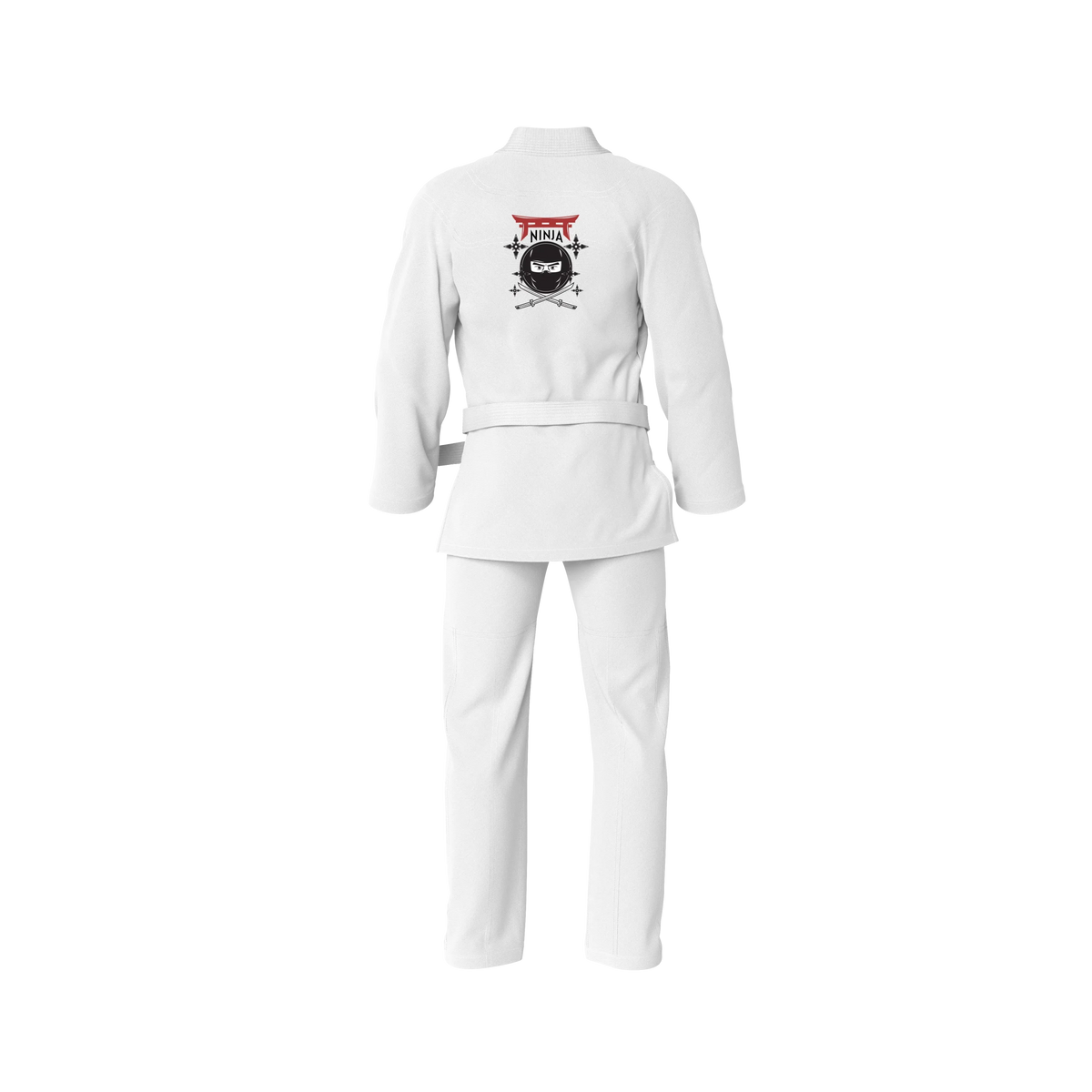 White Ninja Sublimation Brazilian Jiu Jitsu Gi - Premium Summit Series (BJJ GI)