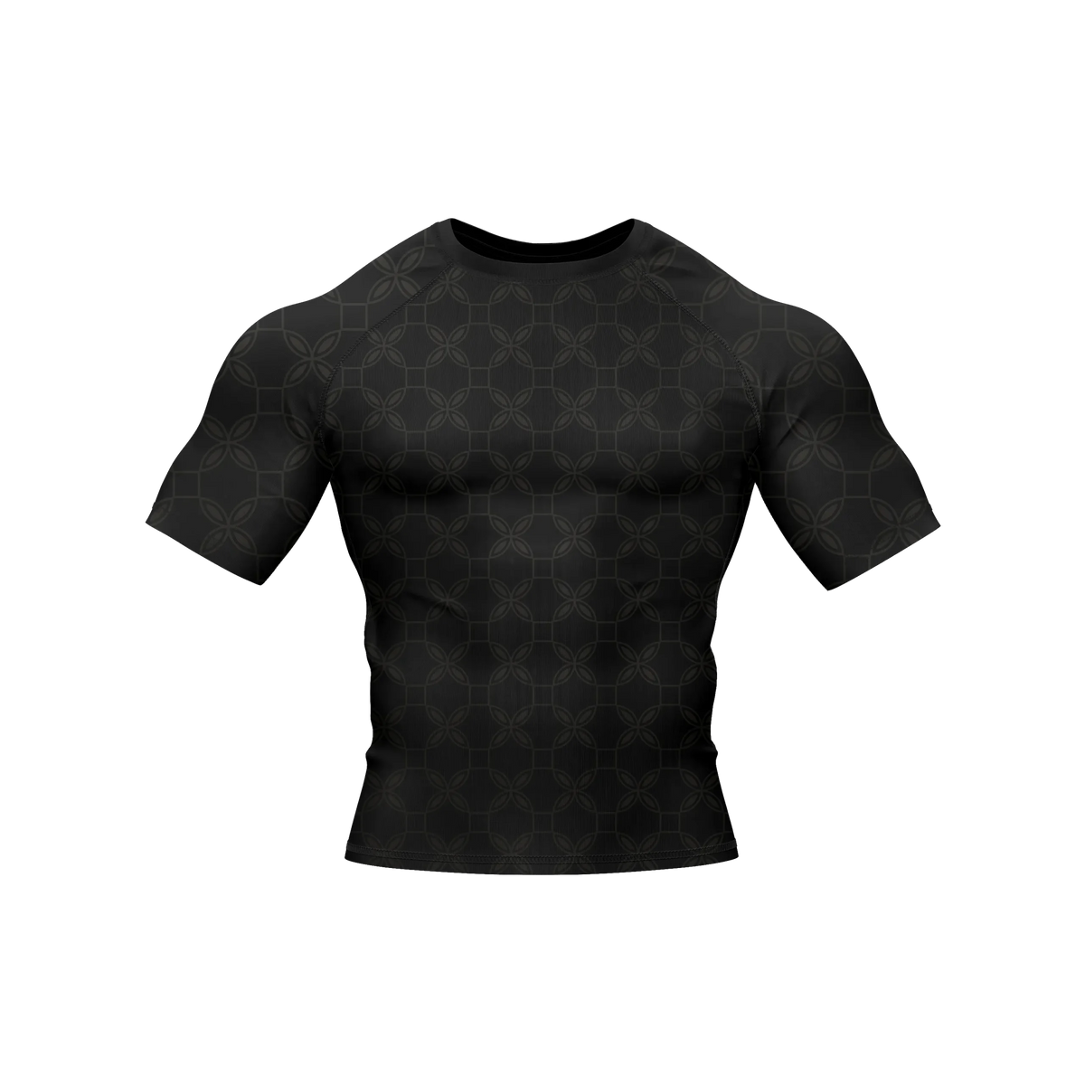 Obsidian Bloom - Premium BJJ Rash Guard / Compression Top for Men/Women