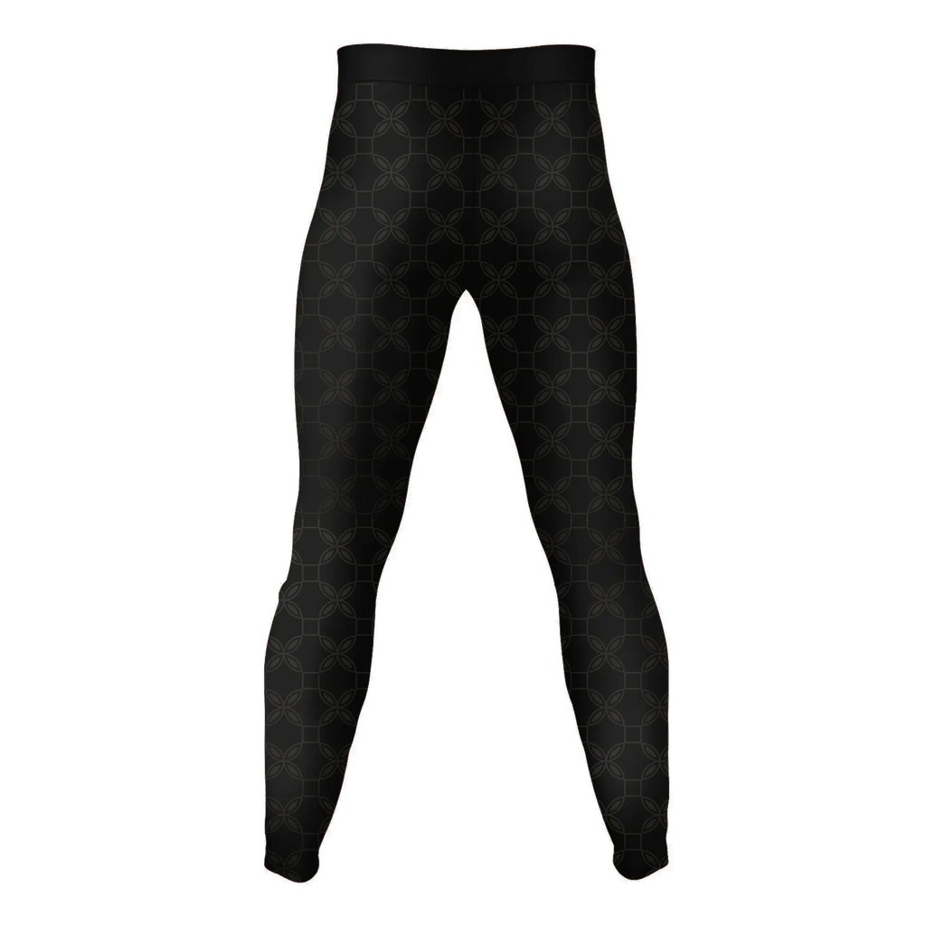 Obsidian Orbit – Premium BJJ Rash Guard Compression Pants/Spats/Leggings for Men & Women