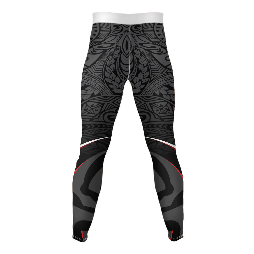 Obsidian Totem – Premium BJJ Rash Guard Compression Pants/Spats/Leggings for Men & Women
