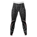 Obsidian Totem – Premium BJJ Rash Guard Compression Pants/Spats/Leggings for Men & Women