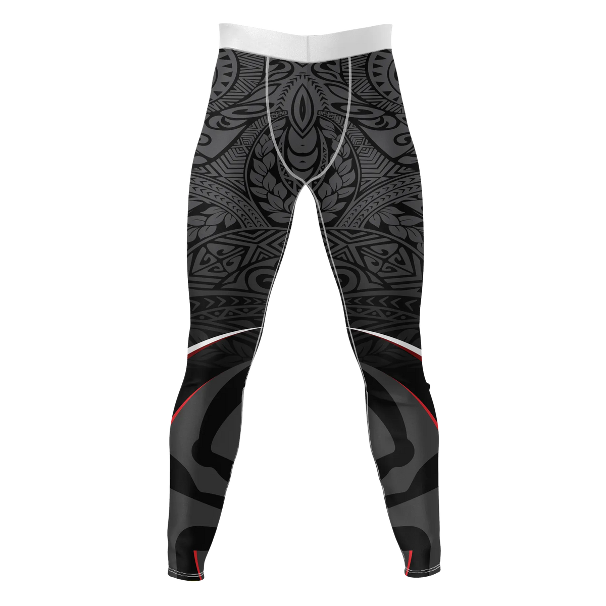 Obsidian Totem – Premium BJJ Rash Guard Compression Pants/Spats/Leggings for Men & Women
