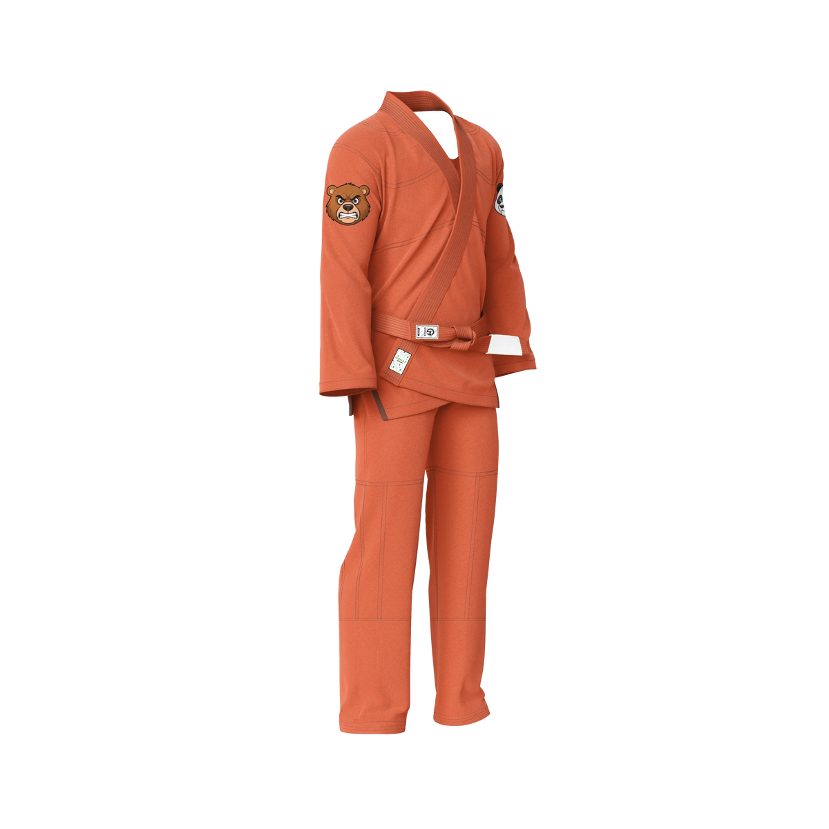 Orange BJJ Gi - Brazilian Jiu Jitsu Gi - Pro Series - Zen & Zook