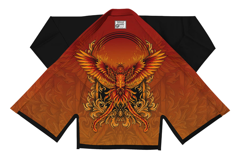 Phoenix Guard Sublimation Black Brazilian Jiu Jitsu Gi - Premium Elite Series (BJJ GI)