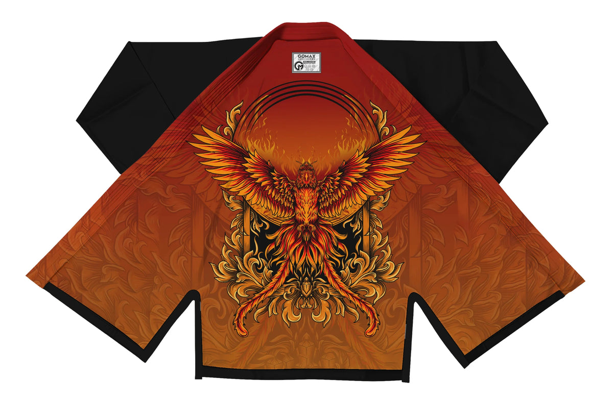Phoenix Guard Sublimation Black Brazilian Jiu Jitsu Gi - Premium Elite Series (BJJ GI)
