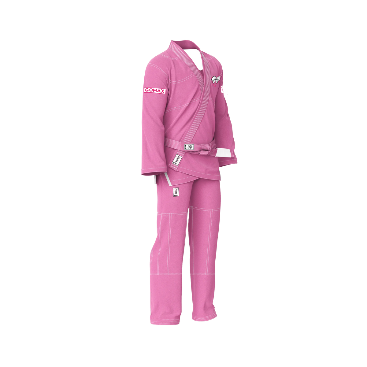 pink jiu jitsu gi featuring reinforced collar and breathable fabric for comfort and performance