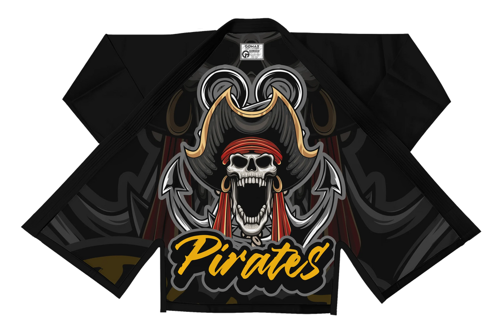 Pirates Sublimation Black Brazilian Jiu Jitsu Gi - Premium Summit Series (BJJ GI)