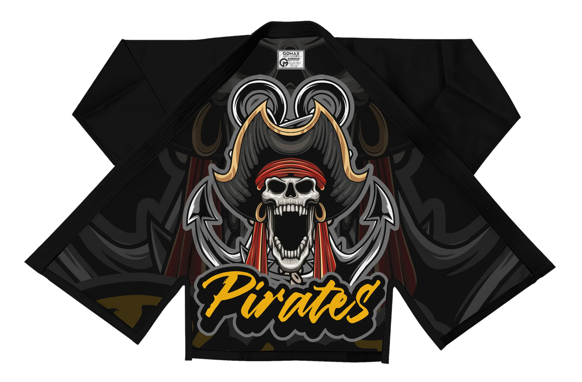 Pirates Sublimation Black Brazilian Jiu Jitsu Gi - Premium Summit Series (BJJ GI)