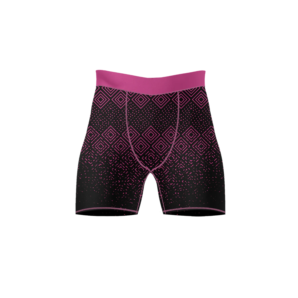 Pixel Blush Tactical Briefs – Premium BJJ Rash Guard Compression Shorts for Men & Women