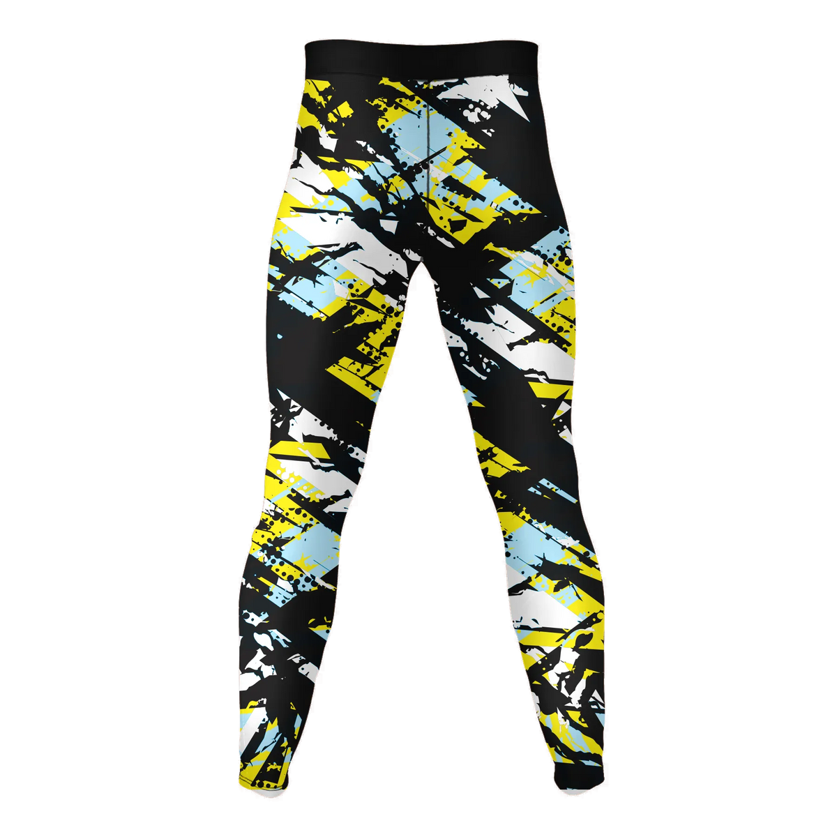 Pixel Surge – Premium BJJ Rash Guard Compression Pants/Spats/Leggings for Men & Women