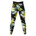 Pixel Surge – Premium BJJ Rash Guard Compression Pants/Spats/Leggings for Men & Women