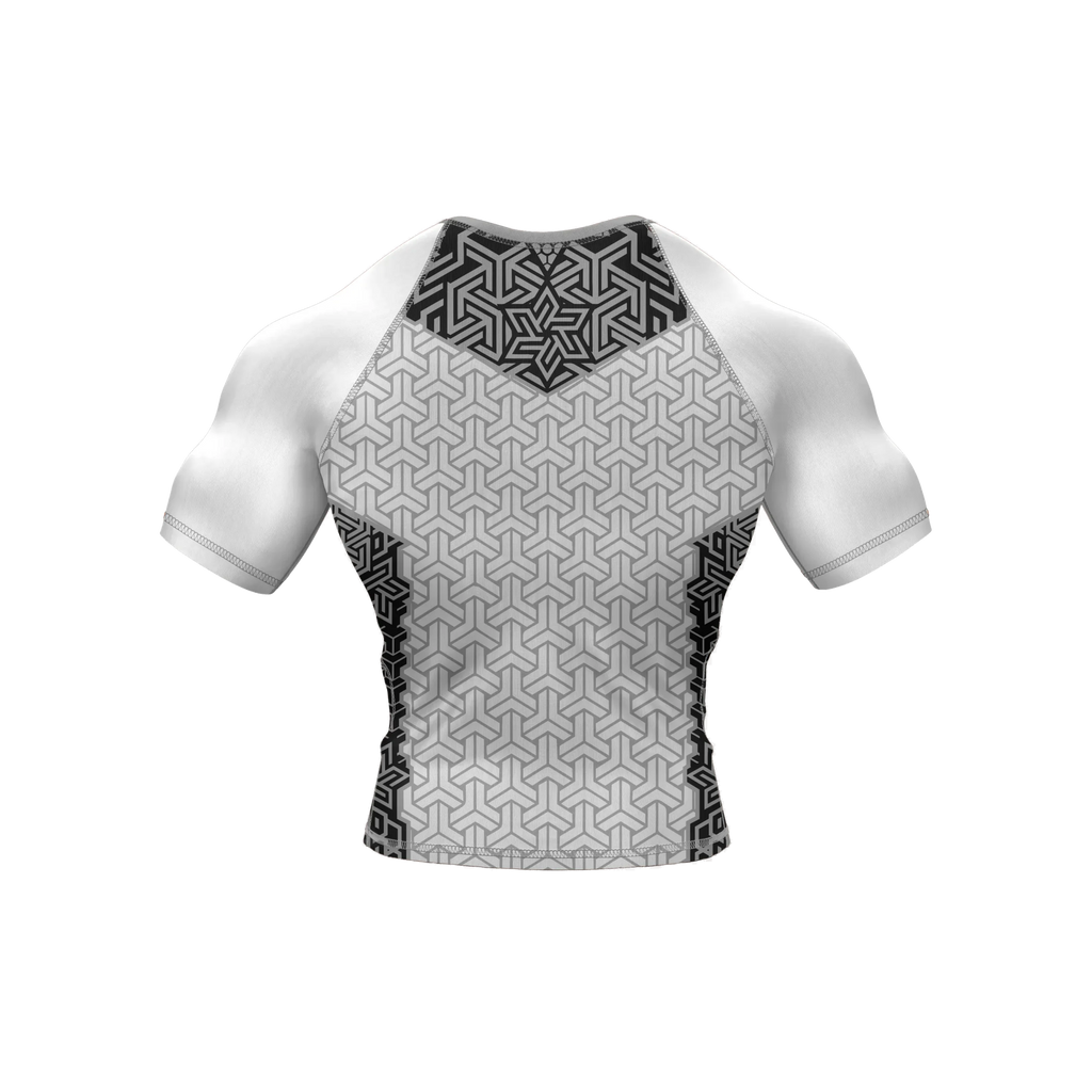 Polar Grid - Premium BJJ Rash Guard / Compression Top for Men/Women