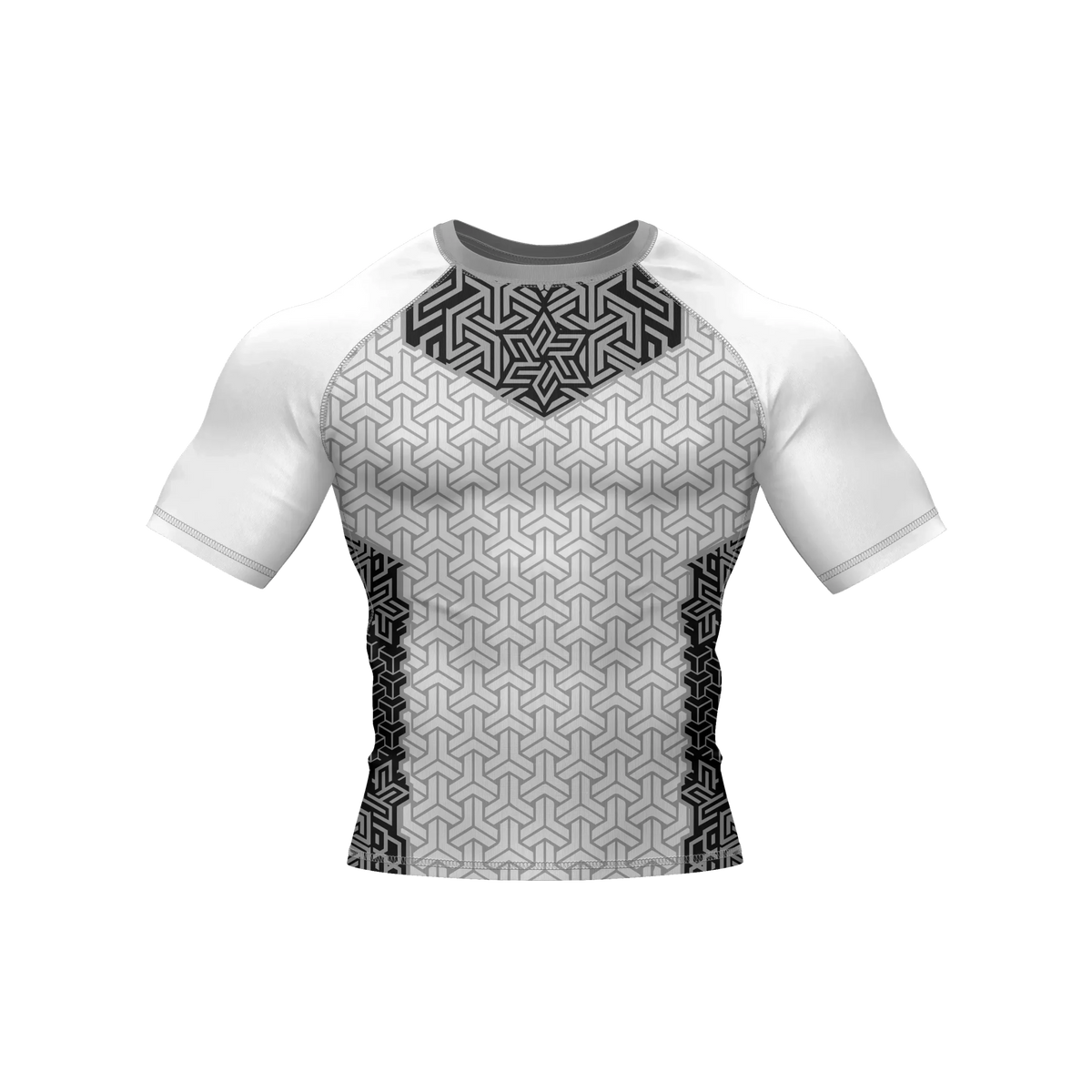 Polar Grid - Premium BJJ Rash Guard / Compression Top for Men/Women