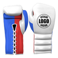 Personalized boxing gloves with Predator Pro logo and custom wrist design