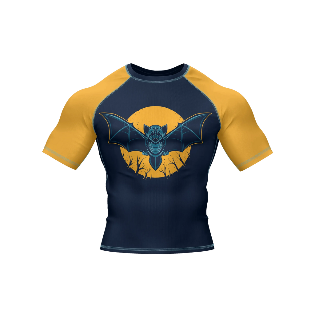Midnight Wing - Premium BJJ Rash Guard / Compression Top for Kids (Tiny Titans)