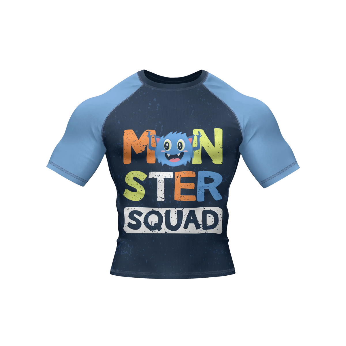 Monster Squad - Premium BJJ Rash Guard / Compression Top for Kids (Tiny Titans)