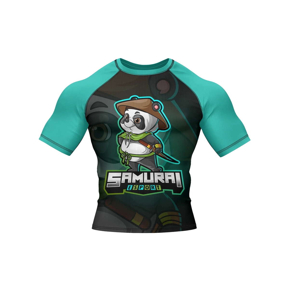 Panda Ronin - Premium BJJ Rash Guard / Compression Top for Kids (Tiny Titans)
