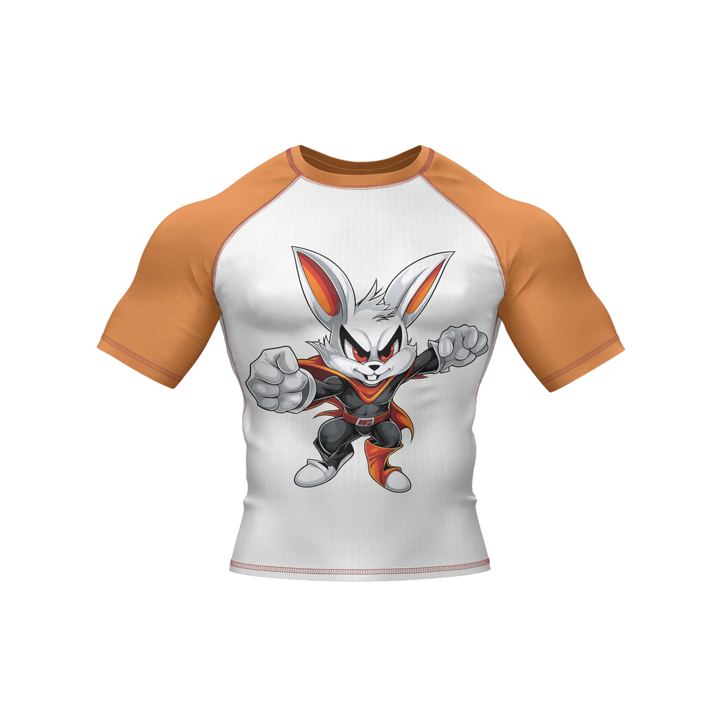Rocket Hare - Premium BJJ Rash Guard / Compression Top for Kids (Tiny Titans)