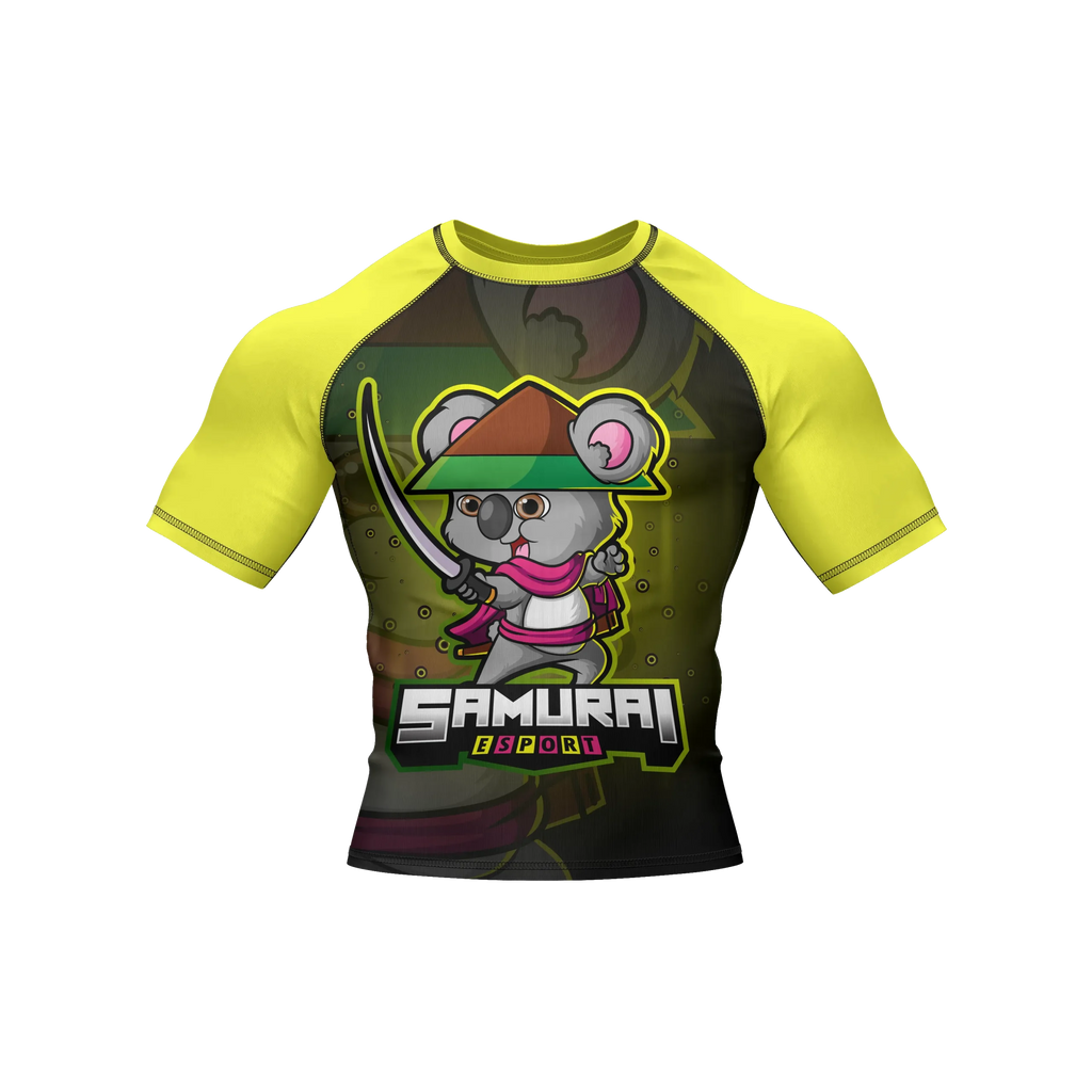 Samurai Cub - Premium BJJ Rash Guard / Compression Top for Kids (Tiny Titans)