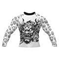 Oni Mask 3 - Premium BJJ Rash Guard / Compression Top for Men/Women (Guardian Line)