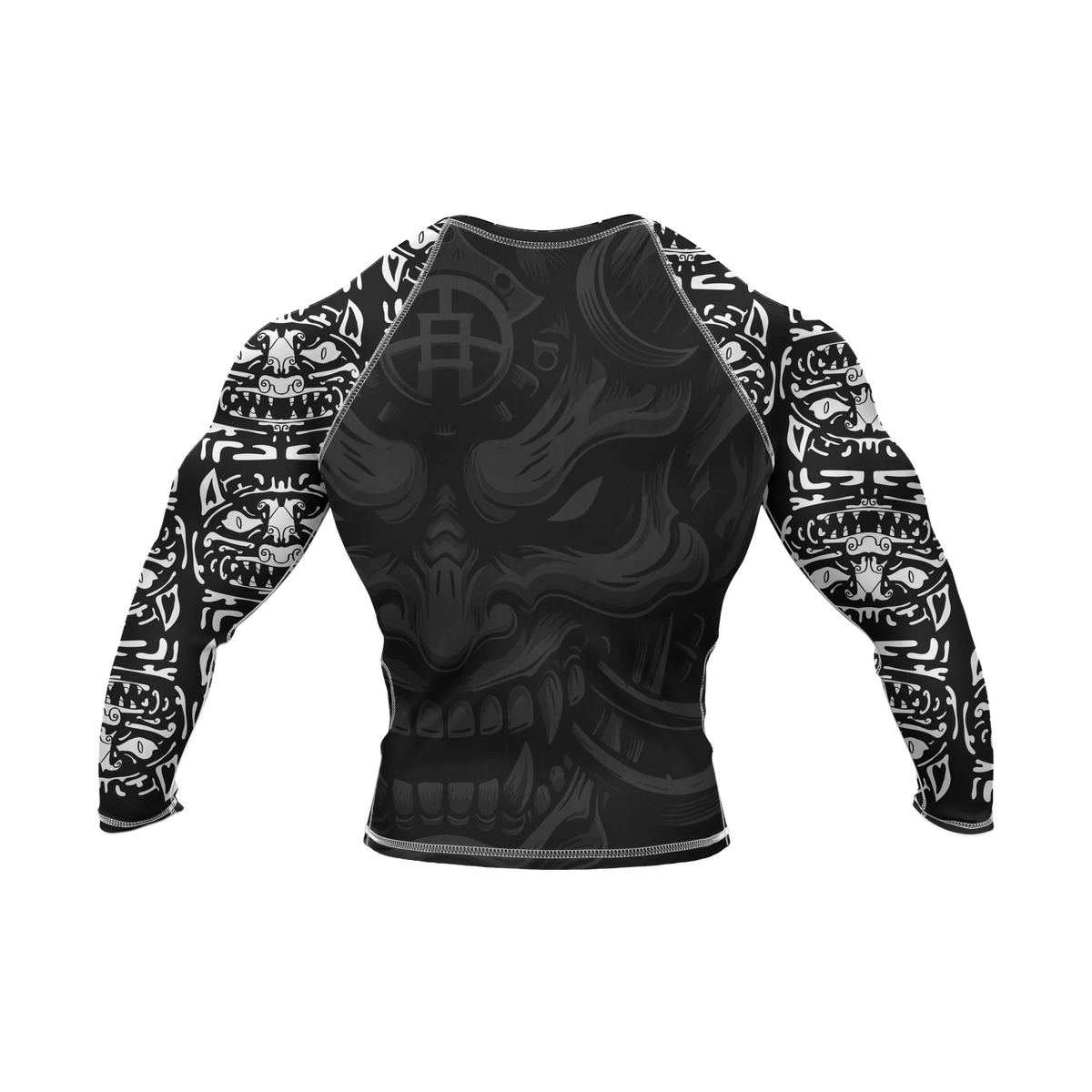 Oni Mask 4 - Premium BJJ Rash Guard / Compression Top for Men/Women (Guardian Line)