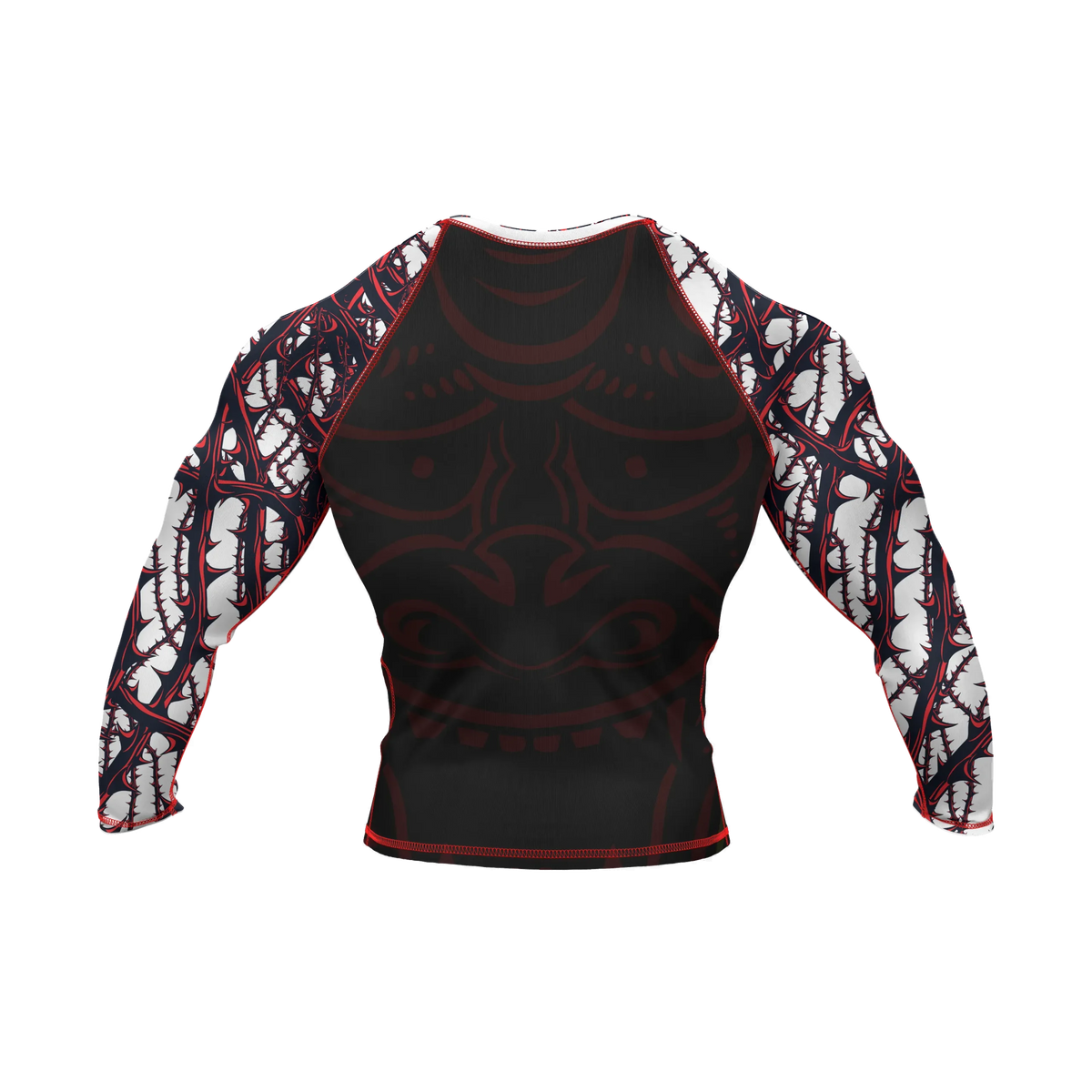 Oni Mask 5 - Premium BJJ Rash Guard / Compression Top for Men/Women (Guardian Line)