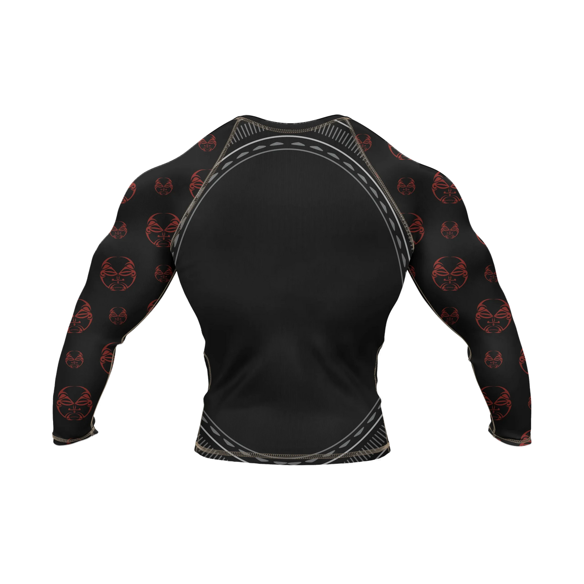 Oni Mask 6 - Premium BJJ Rash Guard / Compression Top for Men/Women (Guardian Line)