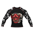 Oni Mask 7 - Premium BJJ Rash Guard / Compression Top for Men/Women (Guardian Line)