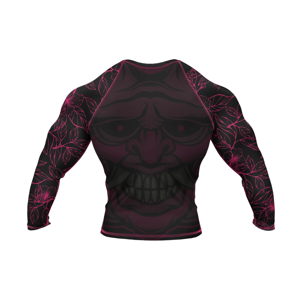 Oni Mask 8 - Premium BJJ Rash Guard / Compression Top for Men/Women (Guardian Line)