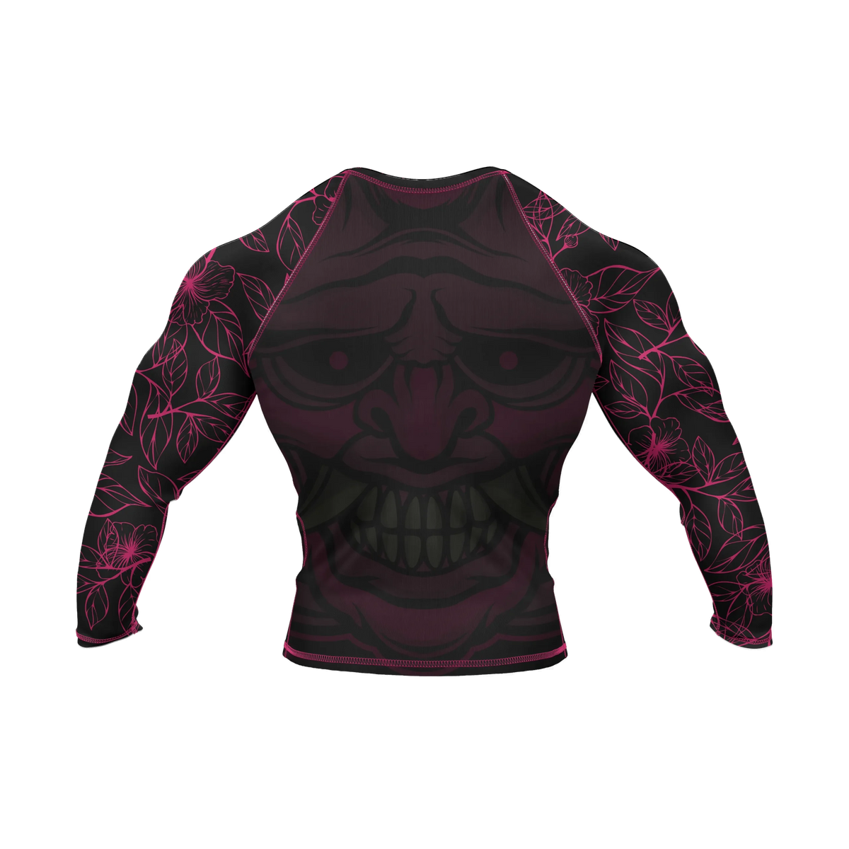 Oni Mask 8 - Premium BJJ Rash Guard / Compression Top for Men/Women (Guardian Line)