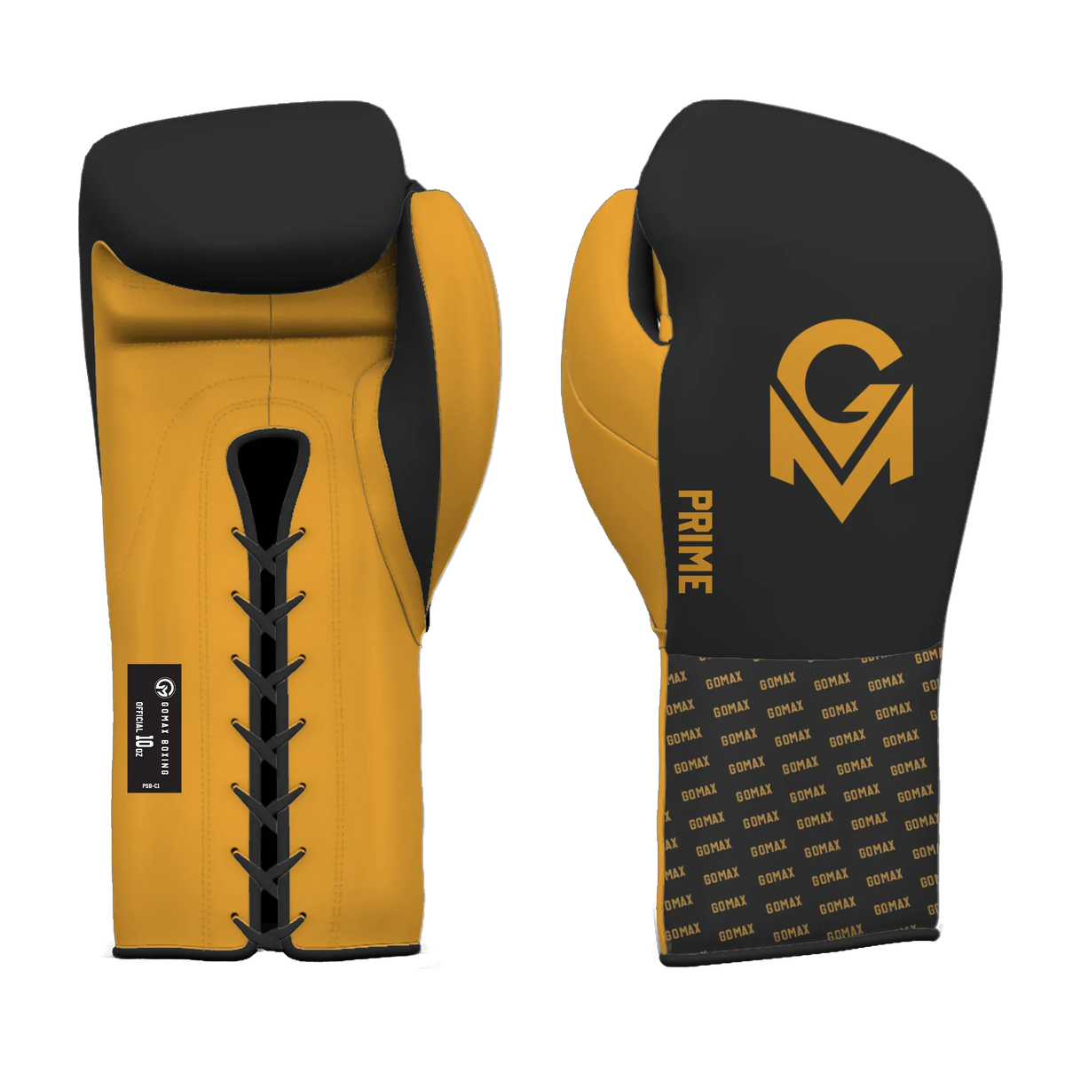 Prime Strike X2 Boxing Glove - Speed Pro (Black/Golden)