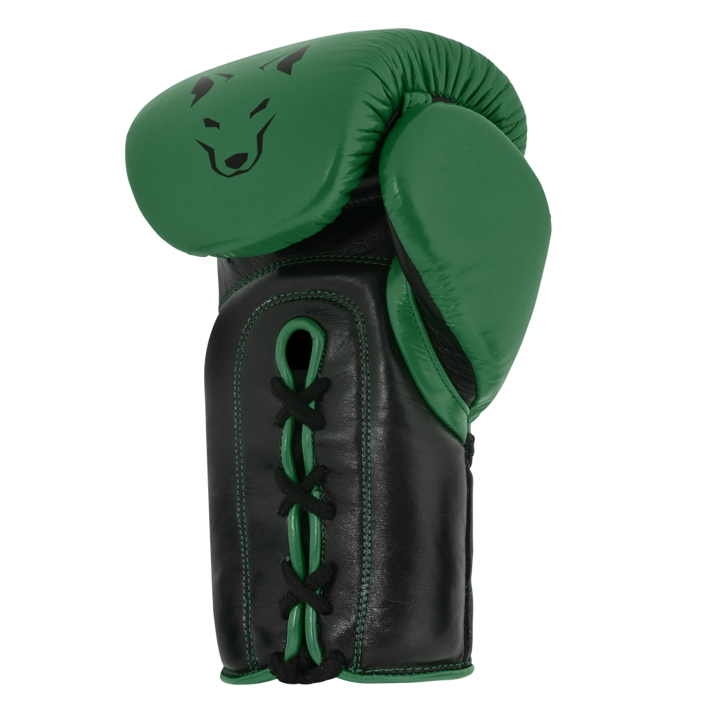 Elite boxing gloves with classic puncher’s feel and reinforced wrist support for superior control