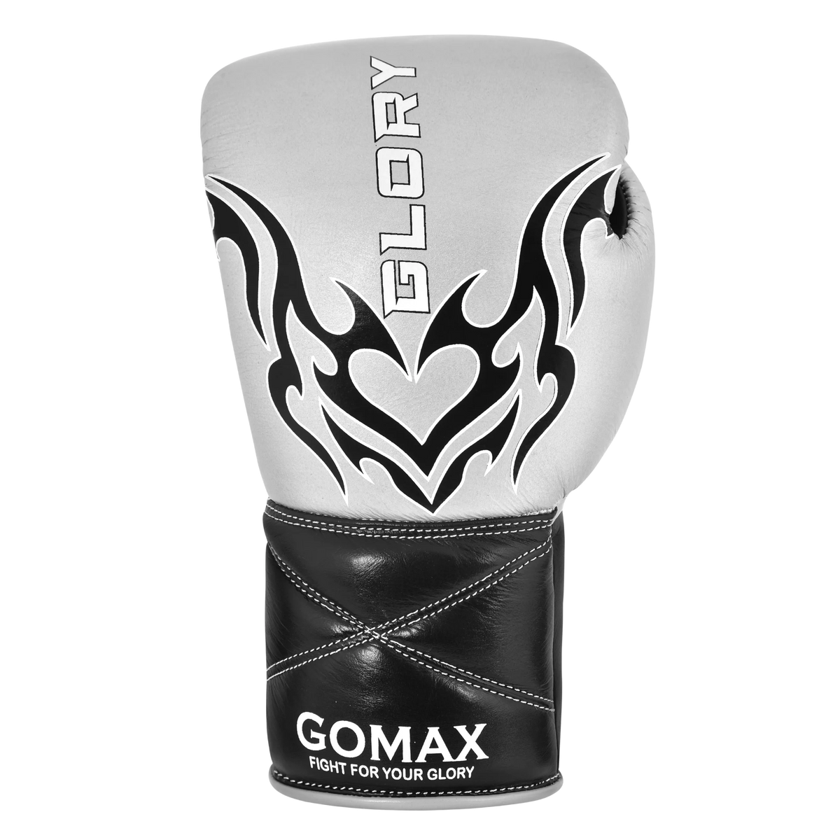 Premium boxing gloves - Prime Strike X2 professional grade leather training gloves shown on a gym bag.