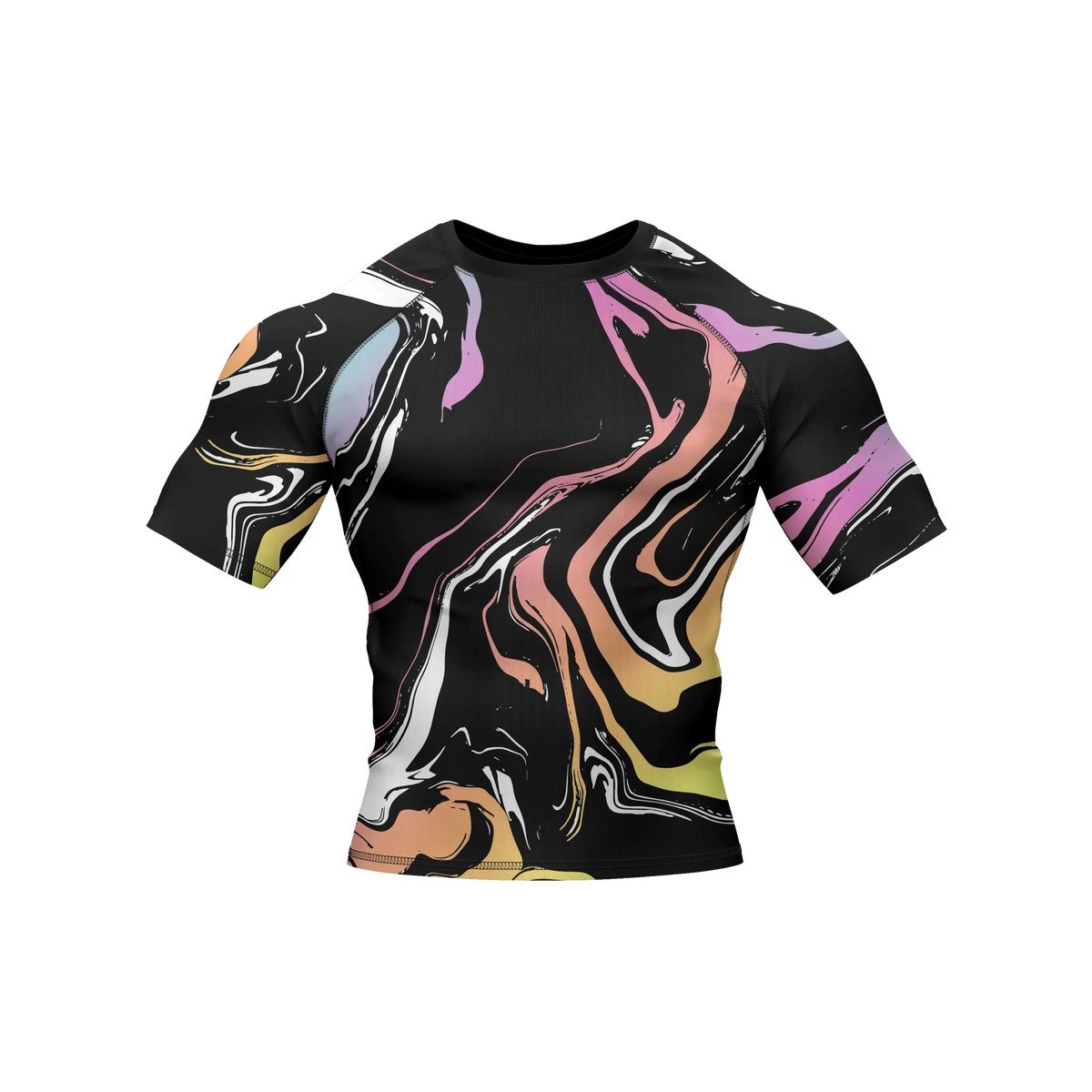 Prism Melt - Premium BJJ Rash Guard / Compression Top for Men/Women