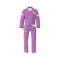 Purple BJJ Gi with pearl weave jacket and reinforced ripstop pants