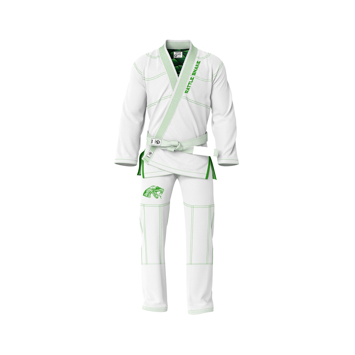 White Rattle Snake Sublimation Brazilian Jiu Jitsu Gi - Premium Elite Series (BJJ GI)