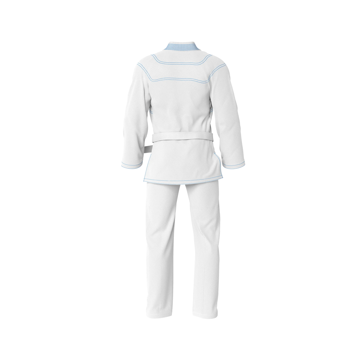 Scotland White Sublimation Brazilian Jiu Jitsu Gi - Patriotic Series - Flagwave (BJJ GI)