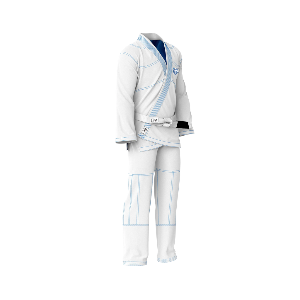 Scotland White Sublimation Brazilian Jiu Jitsu Gi - Patriotic Series - Flagwave (BJJ GI)