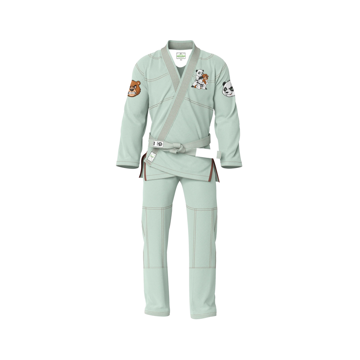 Sea Green BJJ Gi - Brazilian Jiu Jitsu Gi - Pro Series - Zen & Zook