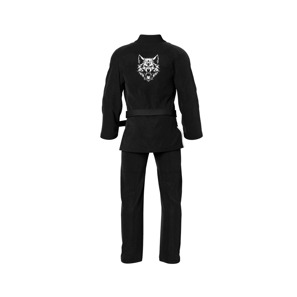 Shadow Wolf Sublimation Black Brazilian Jiu Jitsu Gi - Premium Summit Series (BJJ GI)