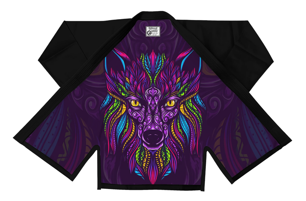 Shadow Wolf Sublimation Black Brazilian Jiu Jitsu Gi - Premium Summit Series (BJJ GI)