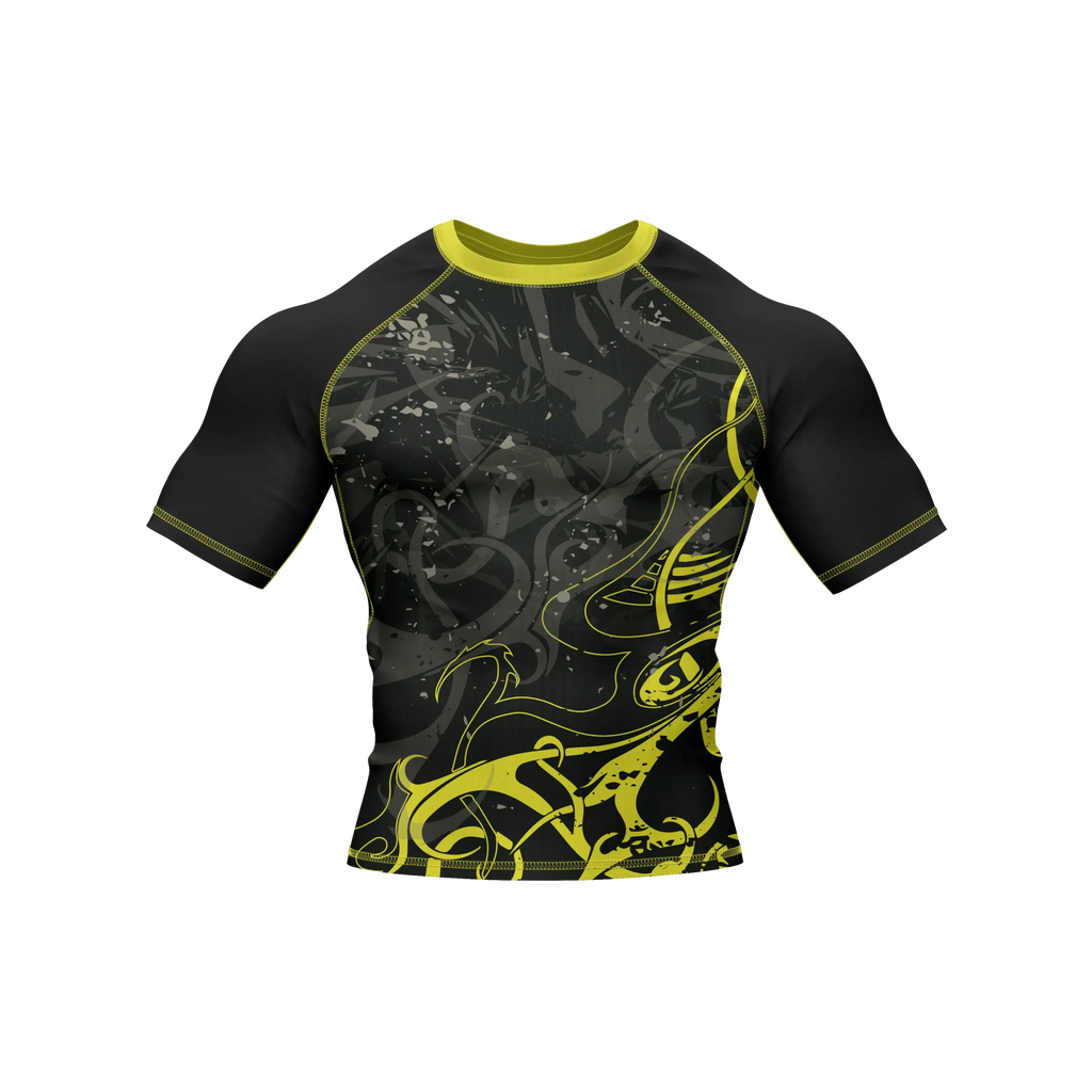Shockwave Core - Premium BJJ Rash Guard / Compression Top for Men/Women