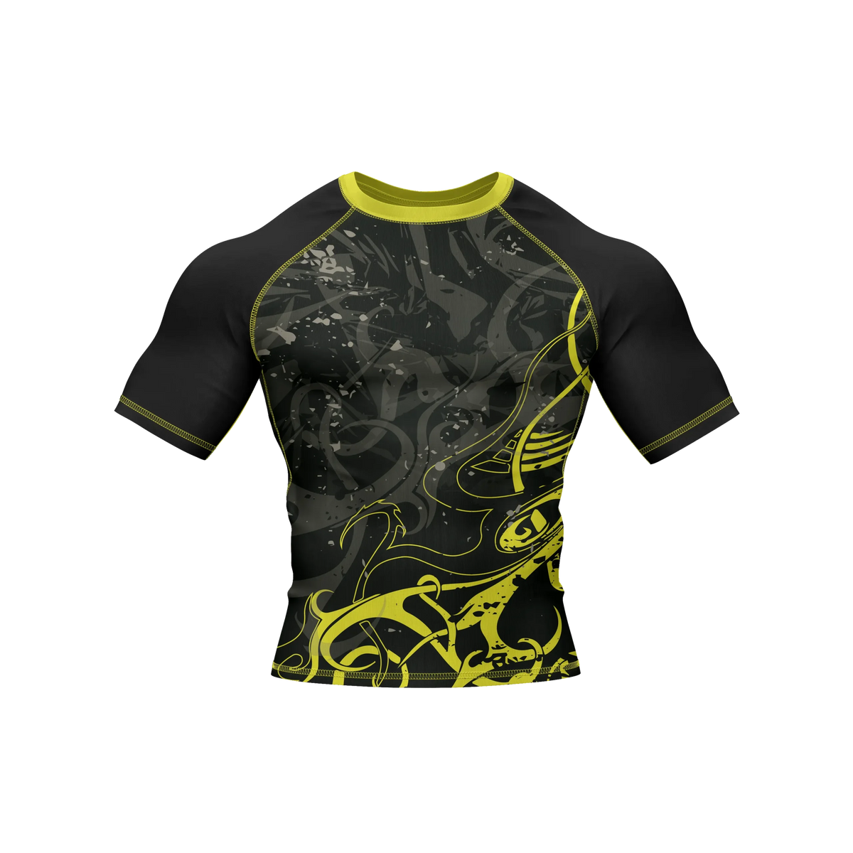 Shockwave Core - Premium BJJ Rash Guard / Compression Top for Men/Women