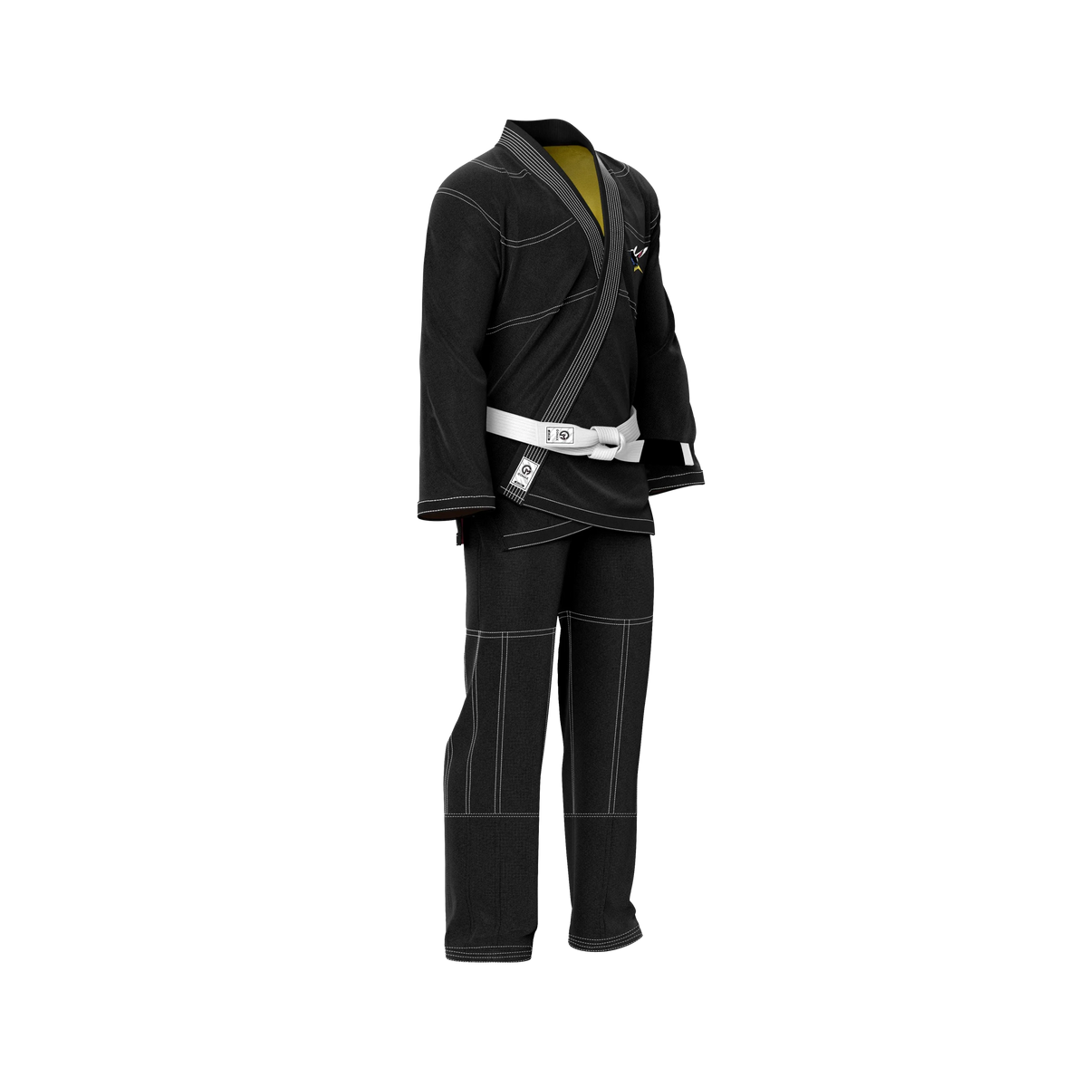 Venezuela Black Sublimation Brazilian Jiu Jitsu Gi - Patriotic Series Flagwave (BJJ GI)