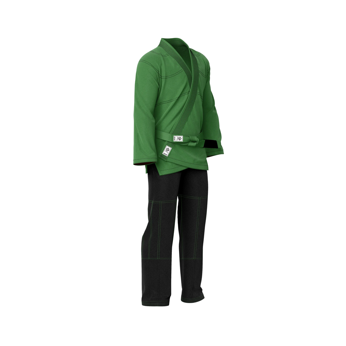 Green/Black BJJ Gi - Brazilian Jiu Jitsu Gi Core Series - G3