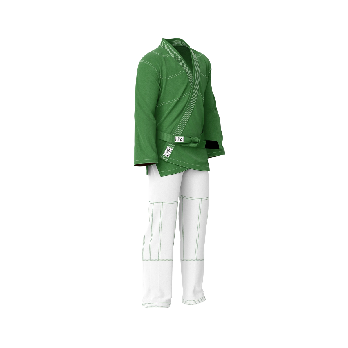 Green/White BJJ Gi - Brazilian Jiu Jitsu Gi Core Series - G3