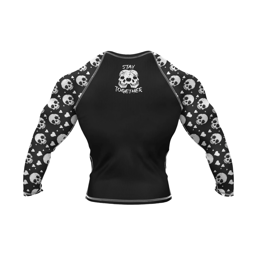 Skull 1 - Premium BJJ Rash Guard / Compression Top for Men/Women (Guardian Line)