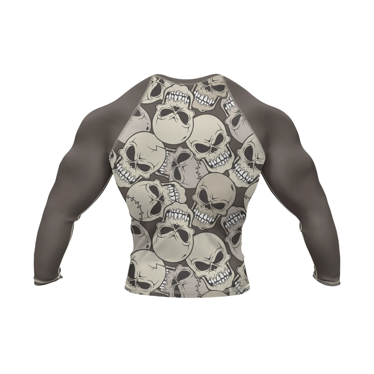 Skull 10 - Premium BJJ Rash Guard / Compression Top for Men/Women (Guardian Line)